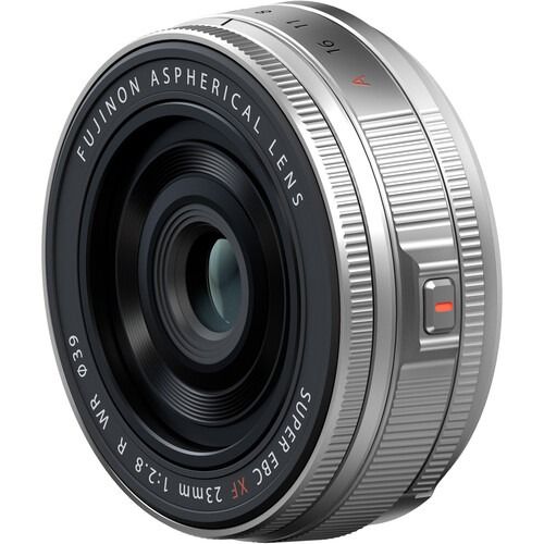 FUJIFILM XF 23mm f/2.8 R WR Lens (FUJIFILM X, Silver)
