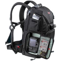 Vivitar DKS-20 Photo/SLR/Laptop Sling Backpack, Medium (19 x 11.5 x 8in, Black)