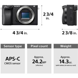 Sony Alpha a6400 Mirrorless Digital Camera with 18-135mm Lens