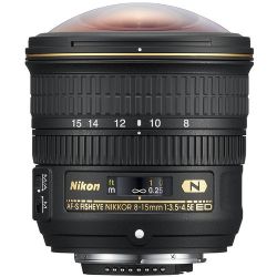 Nikon AF-S Fisheye NIKKOR 8-15mm f/3.5-4.5E ED Lens