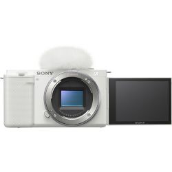 Sony ZV-E10 Mirrorless Camera (Body Only, White)