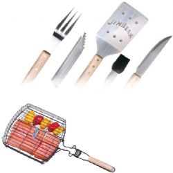 Jim Beam Kit - Grill Tools/basket