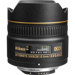 Nikon 10.5mm f/2.8G ED DX Fisheye Nikkor Lens