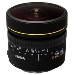 Sigma 8mm f/3.5 EX DG Circular Fisheye Autofocus Lens for Nikon