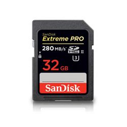 SanDisk 32GB Extreme PRO SDHC UHS-II Memory Card