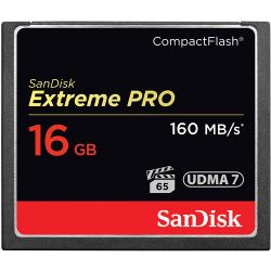 SanDisk 16GB Extreme Pro CompactFlash Memory Card (160MB/s)