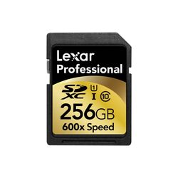 Lexar 256GB SDXC Memory Card Professional Class 10 600x