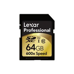 Lexar 64GB SDXC Memory Card Professional Class 10 600x