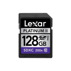 Lexar 128GB SDXC Memory Card Platinum II Class 10