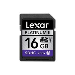 Lexar 16GB SDHC Memory Card Platinum II Class 10