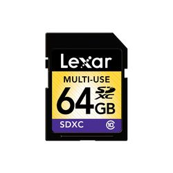 Lexar 64GB Multi-Use SDXC Memory Card (Class 10)