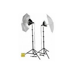 Smith Victor KT500U 500 Watt Photoflood Light Kit with Umbrellas