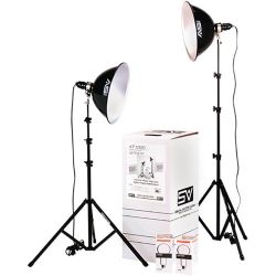 Smith-Victor KT1000U 2-Light 1000 Watt With Umbrella Kit