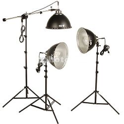 Smith-Victor KFL-33 3-Light 1,050 Watt Fluorescent DigiLight Kit