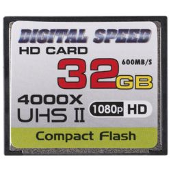 Digital Speed 4000X 32GB Professional High Speed Mach III 600MB/s Error Free (CF) HD Memory Card