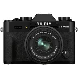 FUJIFILM X-T30 II Mirrorless Camera with 15-45mm Lens (Black)