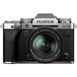 FUJIFILM X-T5 Mirrorless Camera with 18-55mm Lens (Silver)